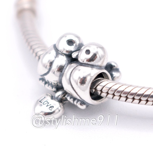 Authentic PANDORA Love Birds Charm - 791033 - Picture 2 of 14